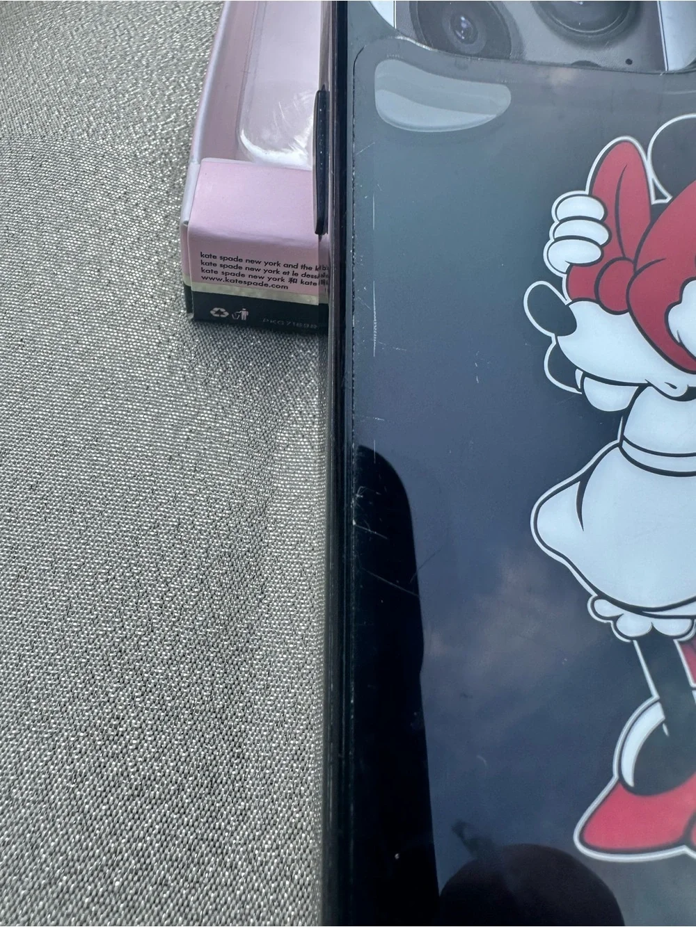 kate spade Disney Minnie Mouse Liquid iPhone 14 Pro Case - Black, Red, White